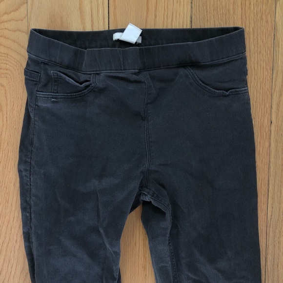 H&M Dark Gray Jeggings Jean Leggings Women’s 8 - Picture 6 of 8